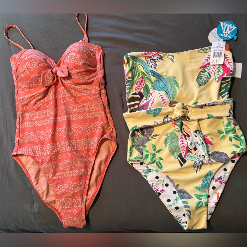 NWT WET SWIMWEAR Floral and Geometric Print Swimsuits